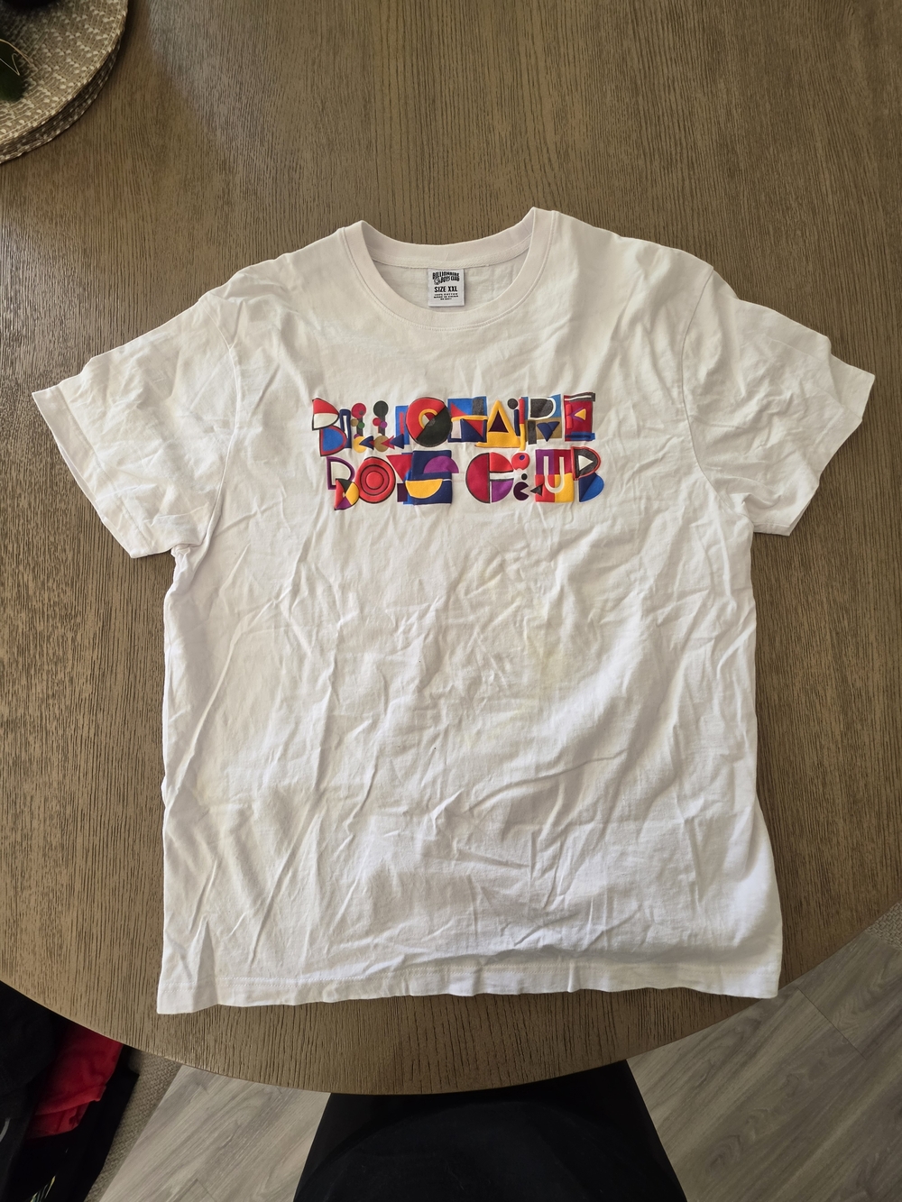 Billionaire Boys Club White Graphic Logo Tee - Kids
